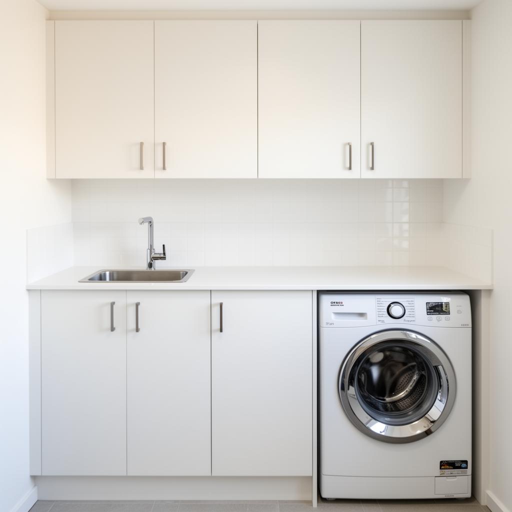 Compact 1.2m — Compact — flush flat-panel white 3D render
